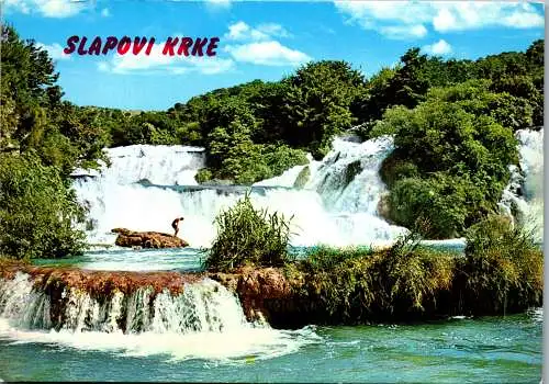 51378 - Kroatien - Slapovi Krke , Nationalpark Krka - gelaufen 1973