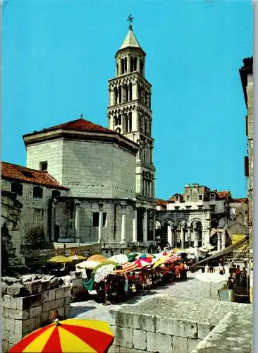 51396 - Kroatien - Split , Katedrala , Dioklecijanov mauzolej - gelaufen 1972