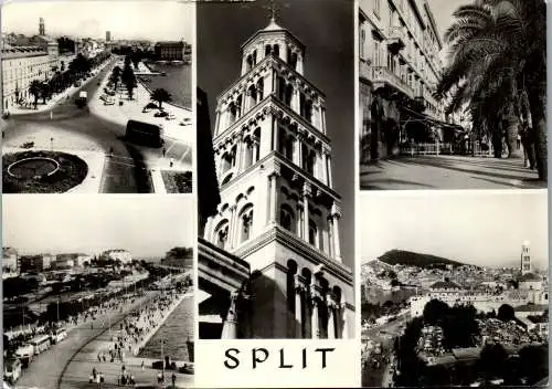 51397 - Kroatien - Split , Mehrbildkarte - gelaufen 1963