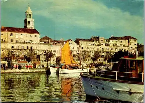 51398 - Kroatien - Split , View - gelaufen 1968