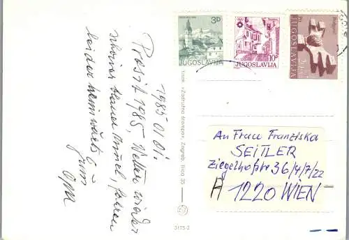 51404 - Kroatien - Savudrija , Basanija , Zatisje , Mehrbildkarte - gelaufen 1985