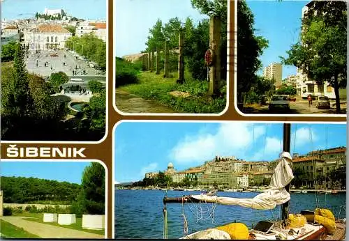 51411 - Kroatien - Sibenik , Mehrbildkarte - gelaufen 1981