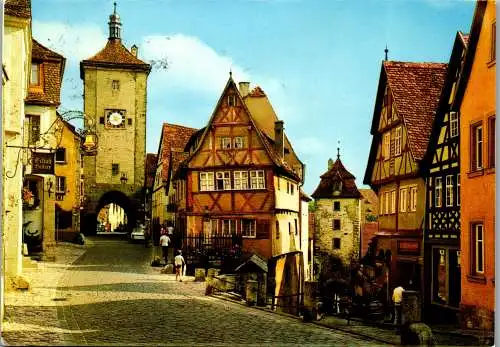 51438 - Deutschland - Rothenburg o. d. Tauber , Plönlein - gelaufen 1984