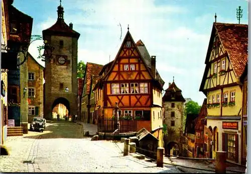 51441 - Deutschland - Rothenburg o. d. Tauber , Plönlein - gelaufen 1979