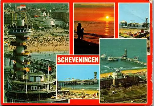 51443 - Niederlande - Scheveningen , Mehrbildkarte - gelaufen 1980