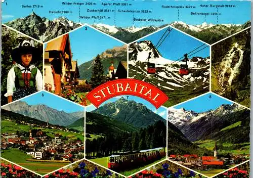 51456 - Tirol - Stubaital , Stubai , Mehrbildkarte - nicht gelaufen