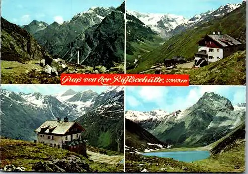 51481 - Vorarlberg - Mittelberg , Pitztal , Rifflseehütte , Mehrbildkarte - gelaufen