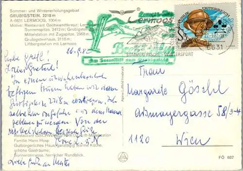 51492 - Tirol - Lermoos , Grubigstein , Mehrbildkarte - gelaufen 1982