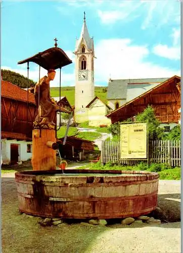 51497 - Tirol - Serfaus , Dorfbrunnen , Oberinntal - gelaufen 1979