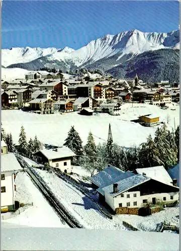 51498 - Tirol - Serfaus , Oberinntal , Sonnenterrasse , Winter - gelaufen