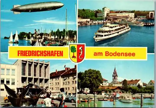 51509 - Deutschland - Friedrichshafen , am Bodensee , Mehrbildkarte - gelaufen 1978