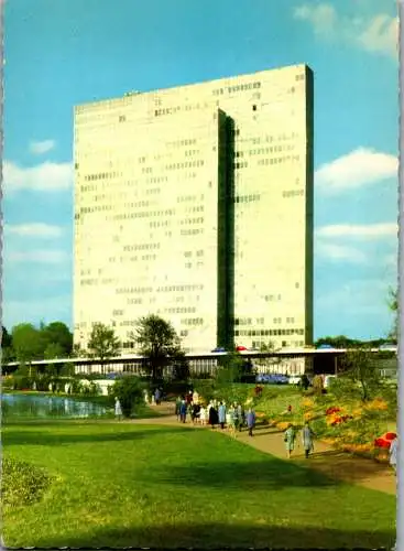 51519 - Deutschland - Düsseldorf , Hochstraße , Thyssen Haus - gelaufen 1962