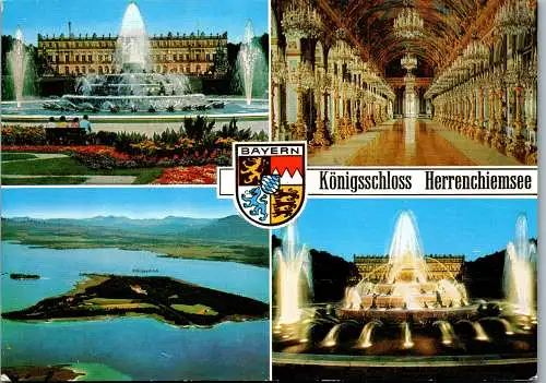 51540 - Deutschland - Herrenchiemsee , Mehrbildkarte - gelaufen 1982