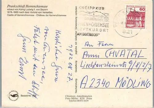 51540 - Deutschland - Herrenchiemsee , Mehrbildkarte - gelaufen 1982