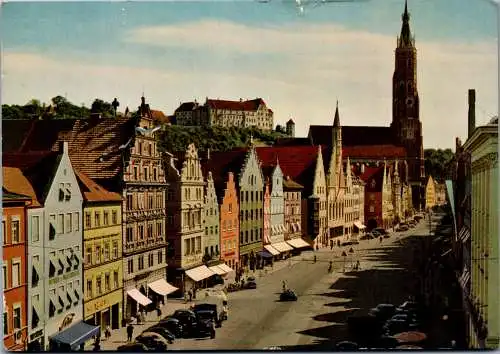 51544 - Deutschland - Landshut , Altstadt und Burg Trausnitz - gelaufen 1980