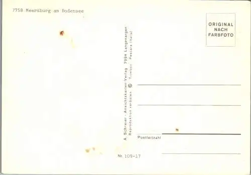 51570 - Deutschland - Meersburg , am Bodensee , Mehrbildkarte - nicht gelaufen