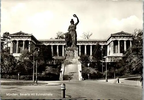 51587 - Deutschland - München , Bavaria mit Ruhmeshalle - gelaufen 1971