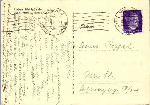 51588 - Deutschland - München , Seehaus Kleinhesselohe - gelaufen 1942