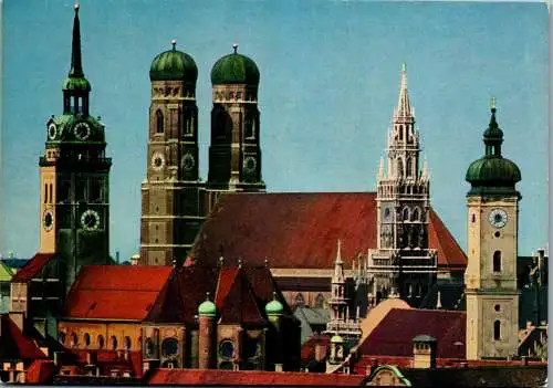 51594 - Deutschland - München , St. Peter , Dom , Rathaus , Hl. Geistkirche - gelaufen 1983