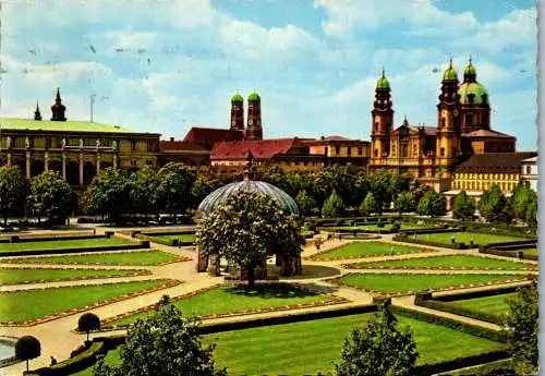 51610 - Deutschland - München , im Hofgarten - gelaufen 1965