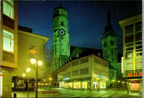 51637 - Deutschland - Stuttgart , Blick zur Stiftskirche - nicht gelaufen