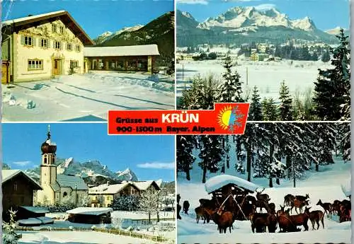 51665 - Deutschland - Krün , Mehrbildkarte - gelaufen