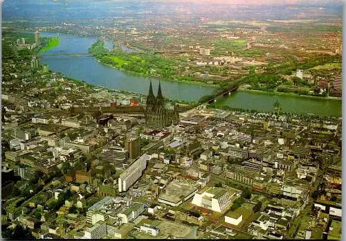 51671 - Deutschland - Köln , City und Dom , Panorama - gelaufen