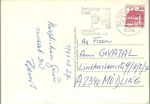 51680 - Deutschland - Berchtesgaden , Berchtesgadener Land - gelaufen 1982