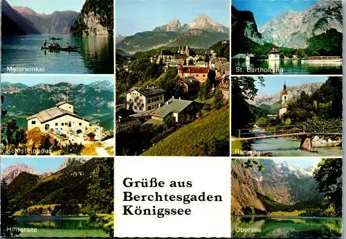 51681 - Deutschland - Berchtesgaden , Königssee , Mehrbildkarte - gelaufen 1979