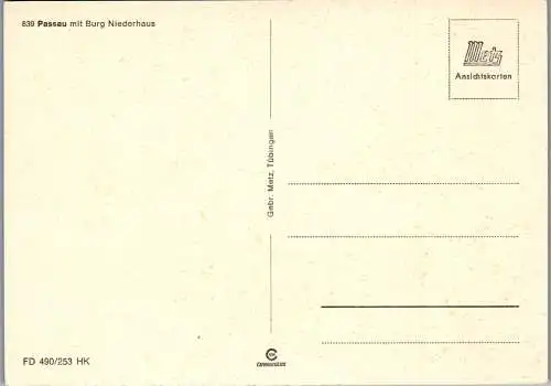 51710 - Deutschland - Passau , Dreiflüssestadt , Burg Niederhaus , Panorama - nicht gelaufen