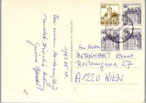 51731 - Deutschland - Lüneburger Heide , Naturschutzpark , Mehrbildkarte - gelaufen 1983