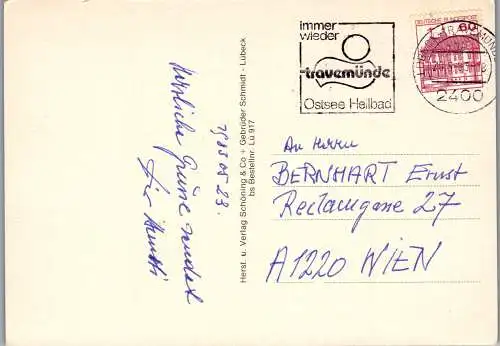 51734 - Deutschland - Lübeck , Mehrbildkarte - gelaufen 1983