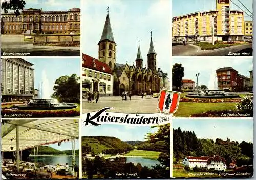 51751 - Deutschland - Kaiserslautern , Mehrbildkarte - gelaufen