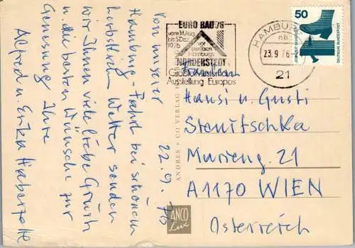 51764 - Deutschland - Hamburg , Mehrbildkarte - gelaufen 1976