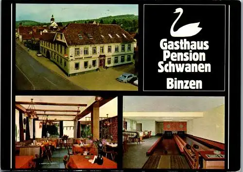 51794 - Deutschland - Binzen , Gasthaus Pension Schwanen , Hermann Bieg - gelaufen 1976