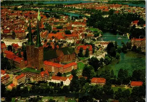 51797 - Deutschland - Lübeck , Panorama - gelaufen 1988