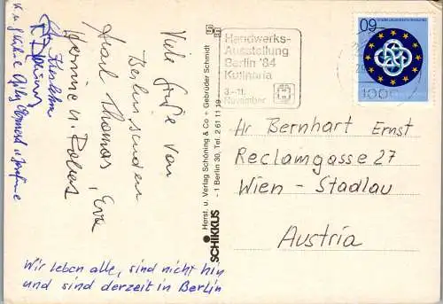 51802 - Deutschland - Berlin , Mehrbildkarte - gelaufen 1984