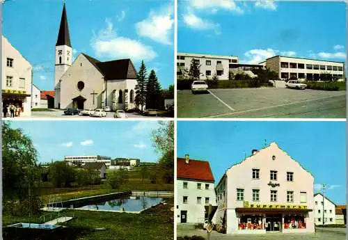 51812 - Deutschland - Schöllnach , Bayerischer Wald , Supermarkt Hagn , Mehrbildkarte - gelaufen 1977