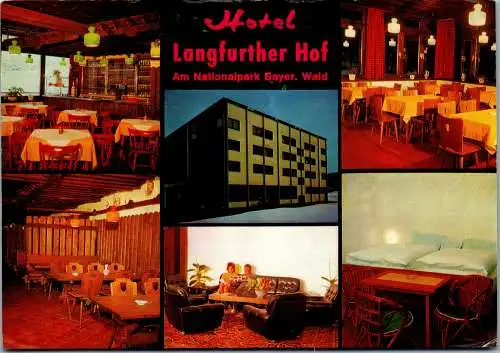 51813 - Deutschland - Langfurth , über Deggendorf , Hotel Langfurther Hof - gelaufen 1971