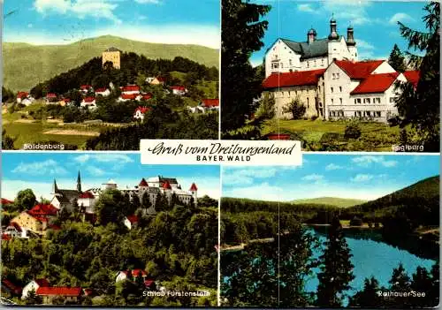 51814 - Deutschland - Dreiburgenland , Englburg , Schloß Fürstenstein - gelaufen