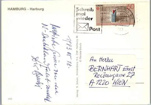 51820 - Deutschland - Hamburg , Harburg , Marmstorf , Wilstorf , Sinstorf , Außenmühle - gelaufen 1983