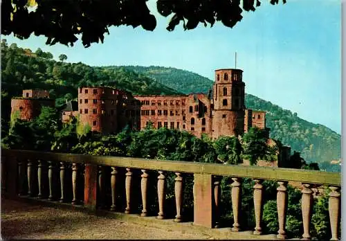 51823 - Deutschland - Heidelberg , Schloss vom Osten - gelaufen 1981