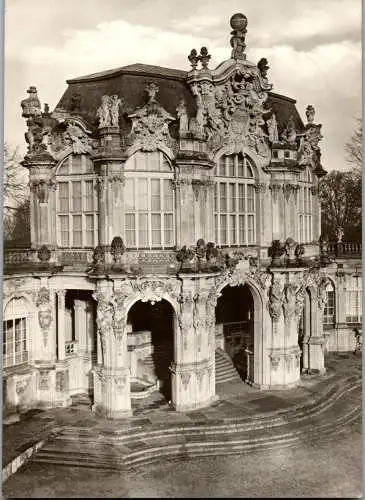 51828 - Deutschland - Dresden , Zwinger , Wallpavillon - gelaufen 1966