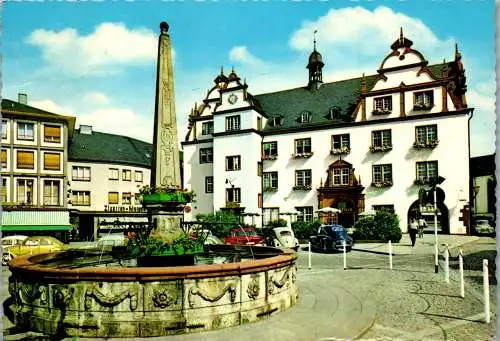 51831 - Deutschland - Darmstadt , Marktplatz mit Rathaus - gelaufen 1970