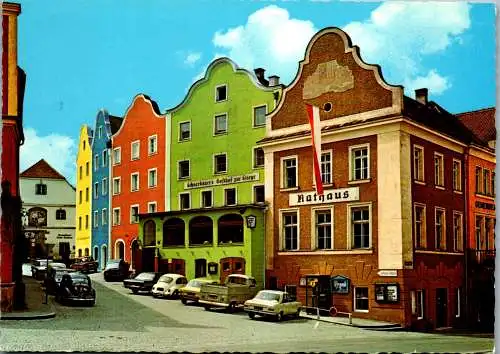 51859 - Oberösterreich - Schärding , Gasthof Zur Stiege , Familie Schneebauer - gelaufen 1977