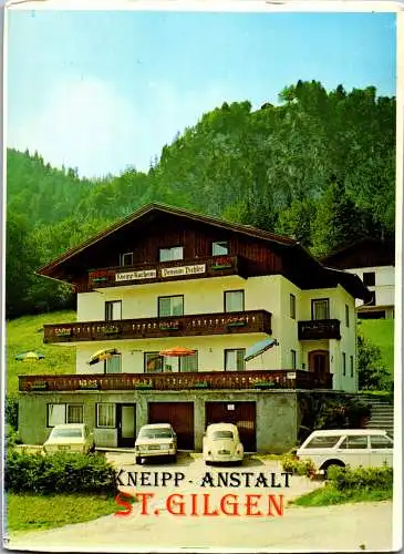 51872 - Salzburg - St. Gilgen , Kneipp Anstalt Pension Pichler , VW Käfer - nicht gelaufen