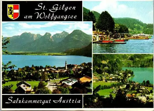 51873 - Salzburg - St. Gilgen , am Wolfgangsee , Mehrbildkarte - nicht gelaufen