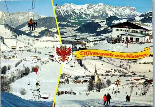 51880 - Tirol - Niederau , Hochtal Wildschönau , Mehrbildkarte - gelaufen 1971