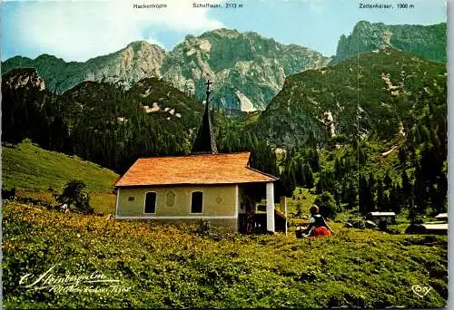 51891 - Tirol - Steinbergalm , Hackenköpfe , Scheffauer , Zettenkaiser , Kaindl Hütte - gelaufen