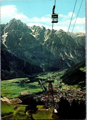 51901 - Tirol - Lienz , Zettersfeldbahn gegen Spitzkofel - gelaufen